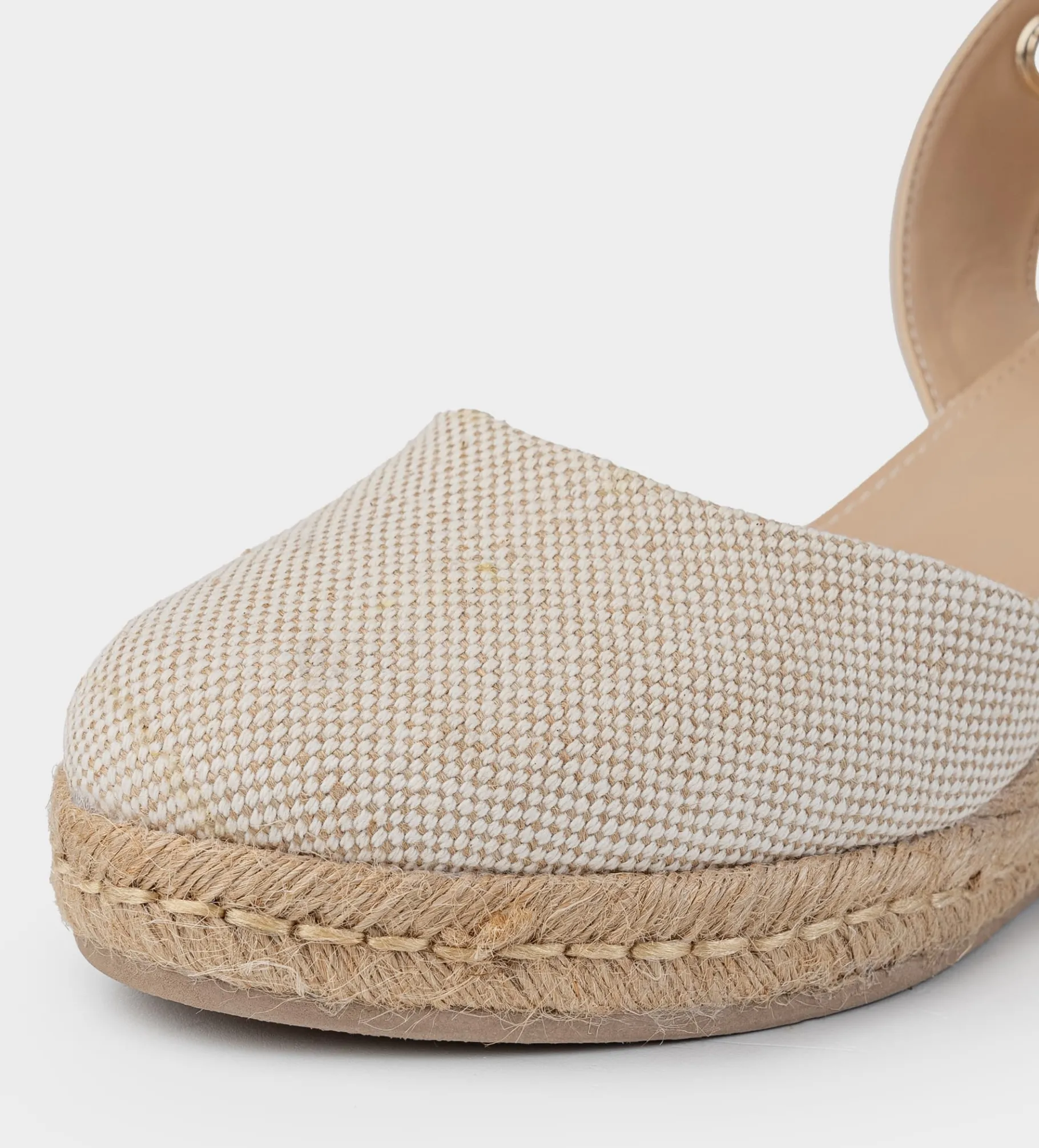 Clearance ALPARGATA CUÑA TEXTIL BEIGE Mujer Sandalias Y Plataformas
