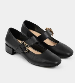 Online BALERINA BROCHE PEDRERÍA PIEL NEGRO Mujer Flats Y Mocasines | Piel Auténtica