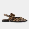 Fashion BALERINA HEBILLA CHAROL ANIMAL PRINT Mujer Flats Y Mocasines