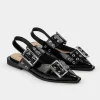 Outlet BALERINA HEBILLA CHAROL NEGRO Mujer Flats Y Mocasines