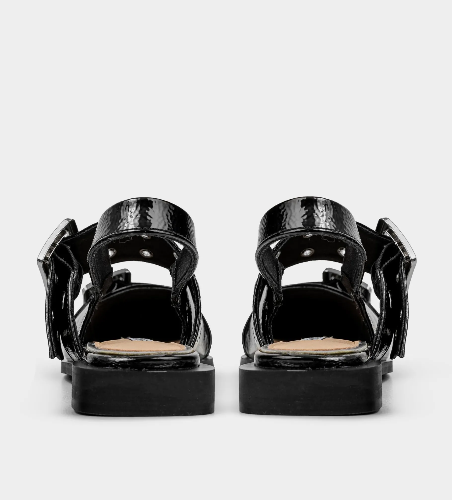 Outlet BALERINA HEBILLA CHAROL NEGRO Mujer Flats Y Mocasines
