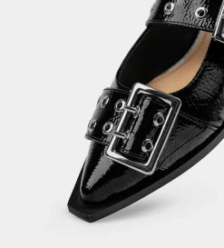 Outlet BALERINA HEBILLA CHAROL NEGRO Mujer Flats Y Mocasines