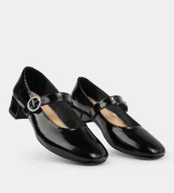 Best BALERINA HEBILLA PIEL NEGRO Mujer Flats Y Mocasines | Piel Auténtica