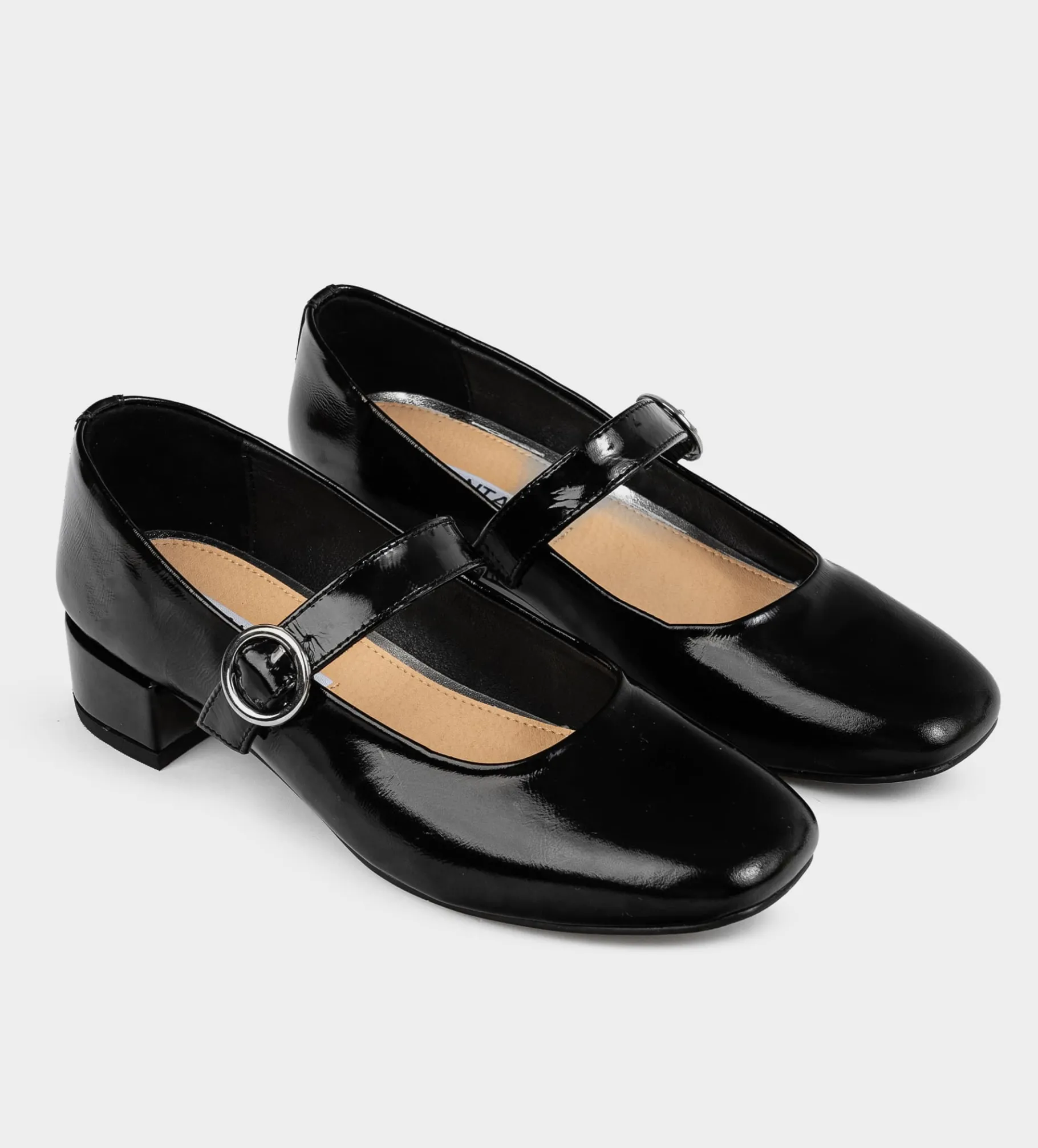 Best BALERINA HEBILLA PIEL NEGRO Mujer Flats Y Mocasines | Piel Auténtica