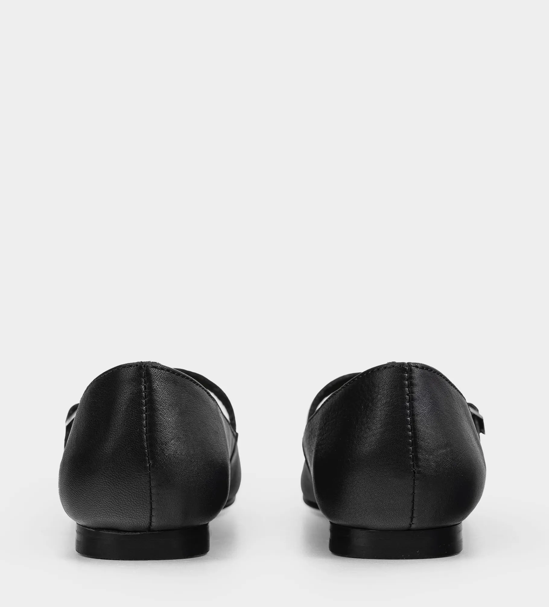 Clearance BALERINA MARY JANE PIEL NEGRO Mujer Flats Y Mocasines | Piel Auténtica