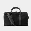 Hot BOLSO DE VIAJE GAMUZA PIEL NEGRO Hombre Backpacks / Travel Collection | Travel Collection