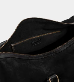 Hot BOLSO DE VIAJE GAMUZA PIEL NEGRO Hombre Backpacks / Travel Collection | Travel Collection