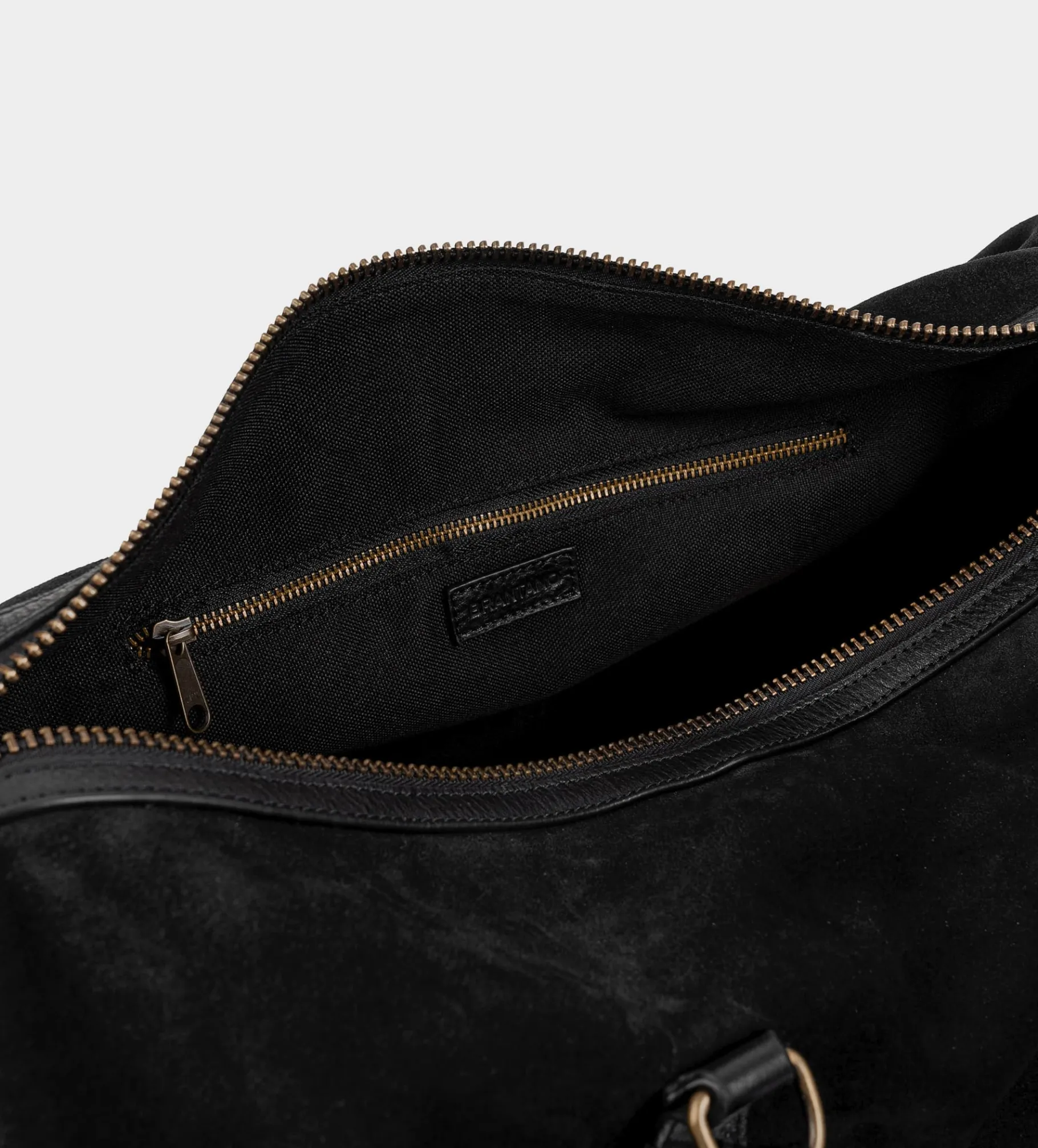 Hot BOLSO DE VIAJE GAMUZA PIEL NEGRO Hombre Backpacks / Travel Collection | Travel Collection