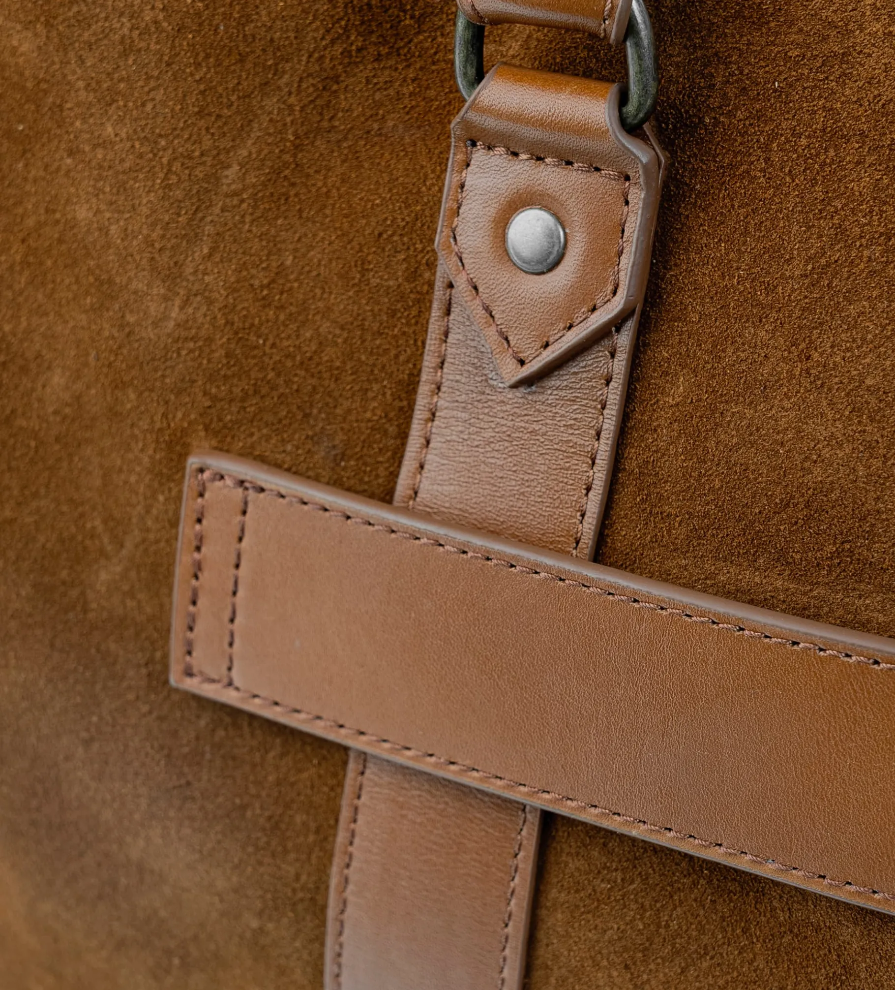 Clearance BOLSO DE VIAJE GAMUZA PIEL MIEL Hombre Backpacks / Travel Collection | Travel Collection