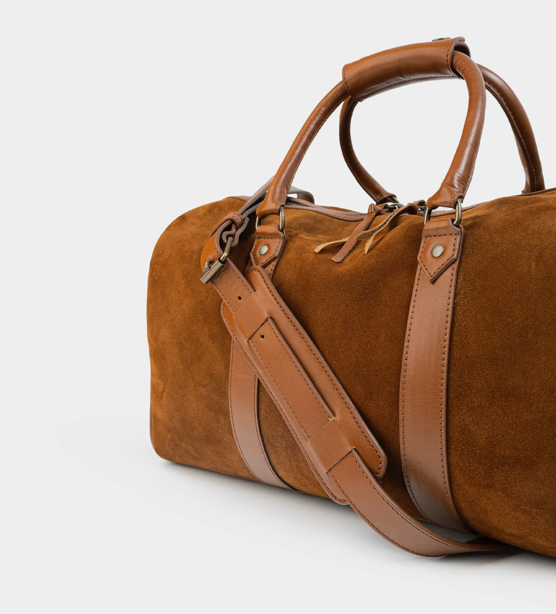 Clearance BOLSO DE VIAJE GAMUZA PIEL MIEL Hombre Backpacks / Travel Collection | Travel Collection