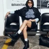 Sale BOTA AGUJETA PIEL NEGRO Hombre Botas Y Botines