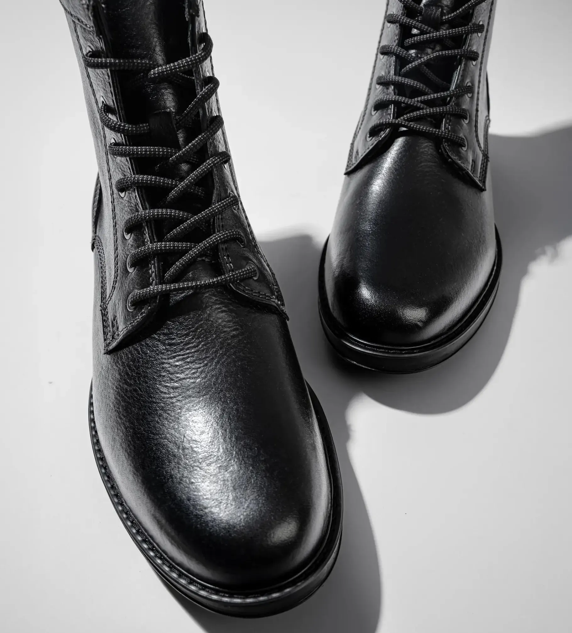 Sale BOTA AGUJETA PIEL NEGRO Hombre Botas Y Botines