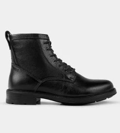 Sale BOTA AGUJETA PIEL NEGRO Hombre Botas Y Botines