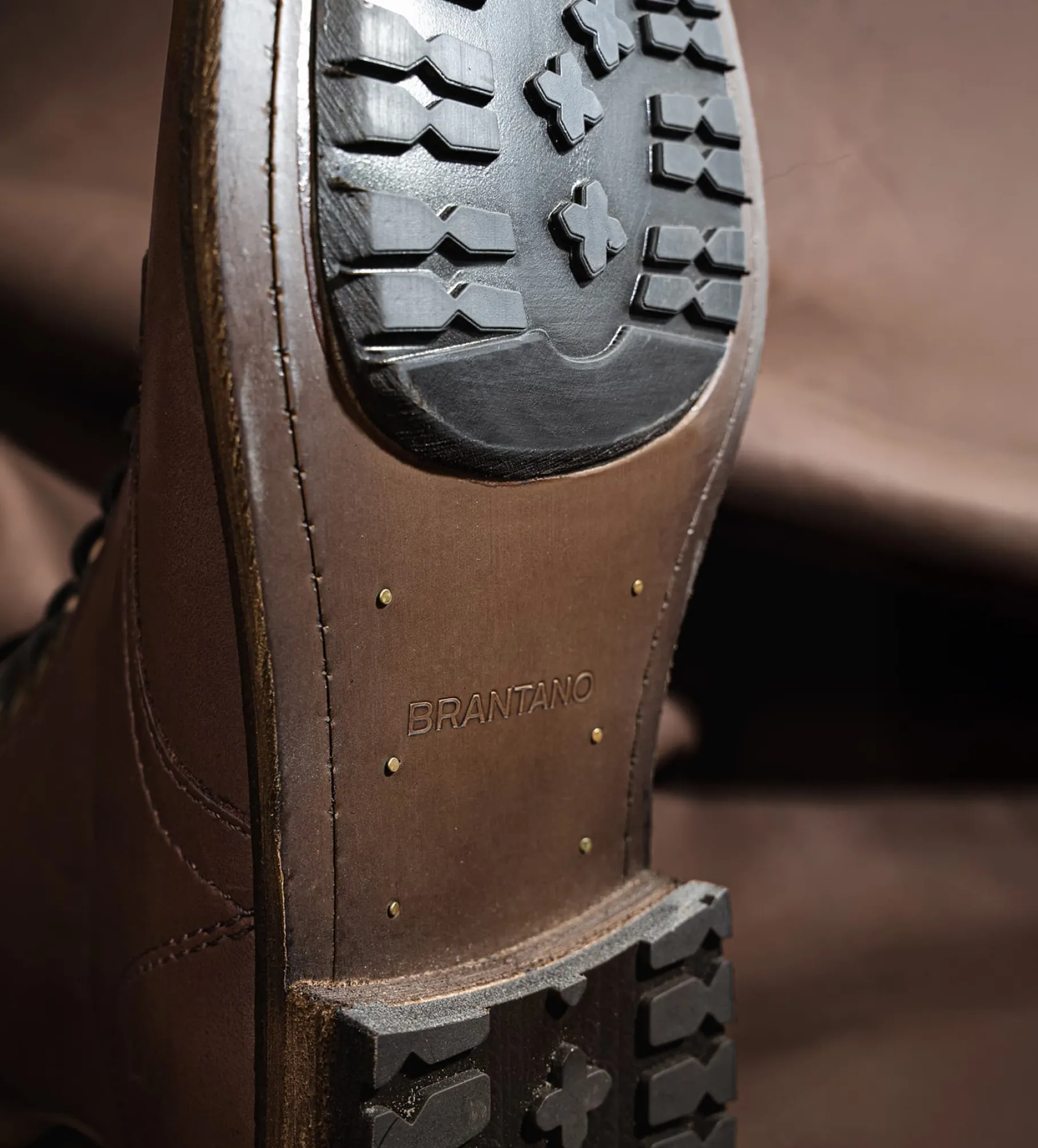 Clearance BOTA AGUJETAS PIEL MIEL Hombre Botas Y Botines