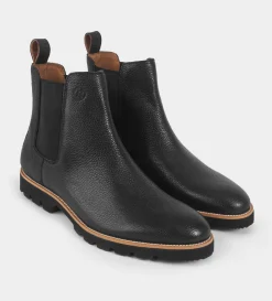 Discount BOTA CHELSEA PIEL NEGRO Hombre Botas Y Botines