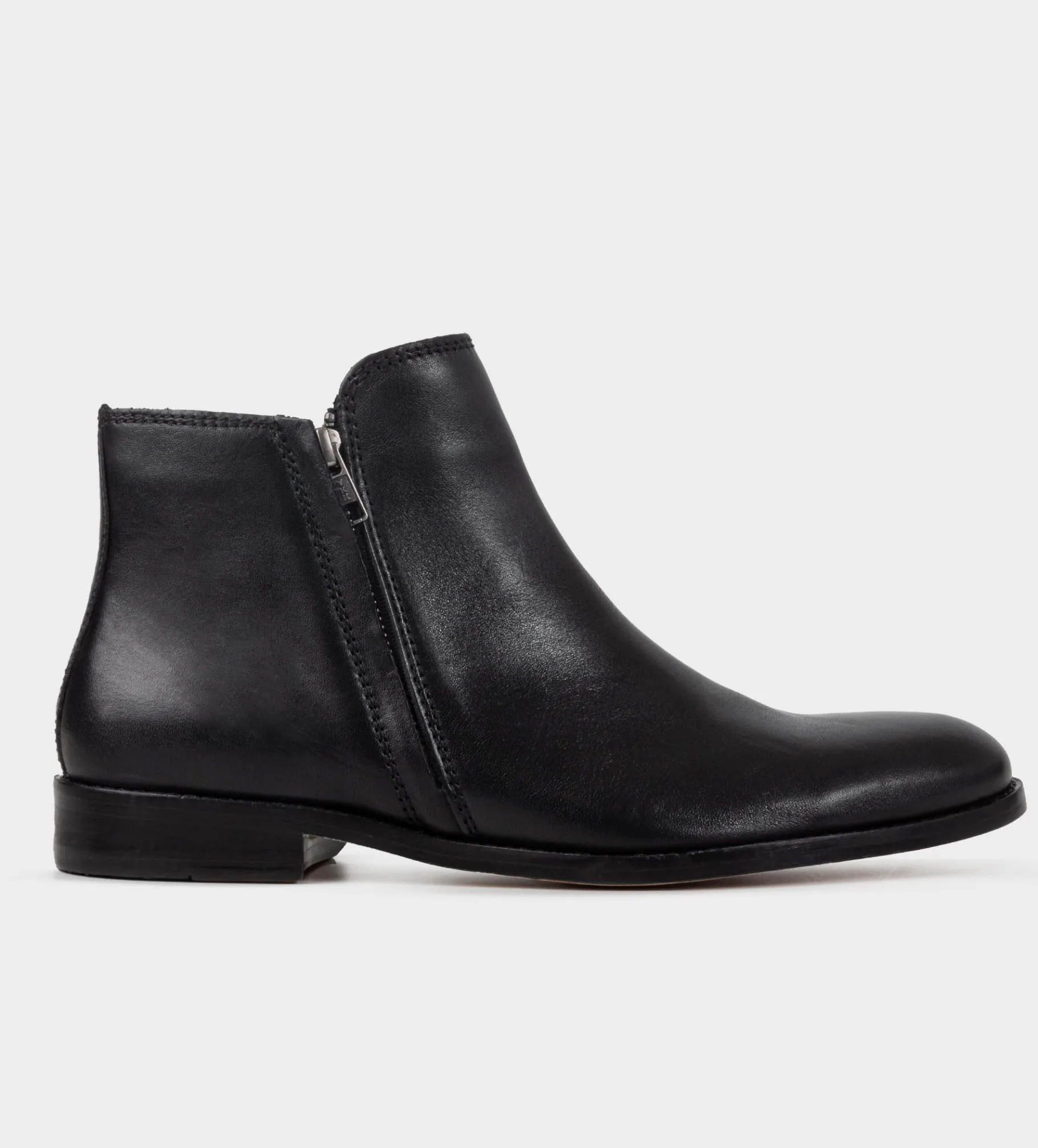 Online BOTA CIERRE LATERAL PIEL NEGRO Hombre Botas Y Botines