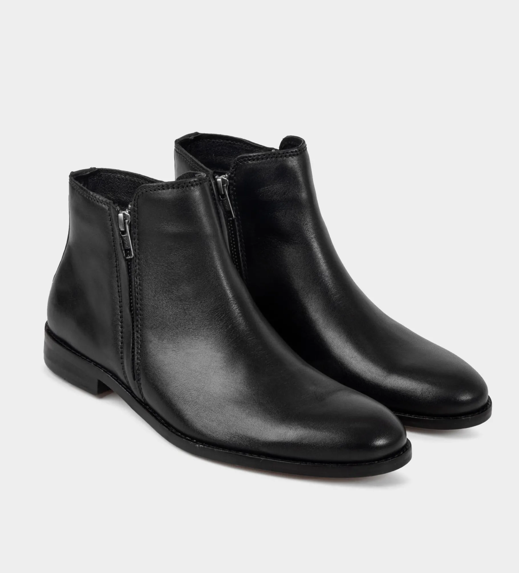 Online BOTA CIERRE LATERAL PIEL NEGRO Hombre Botas Y Botines