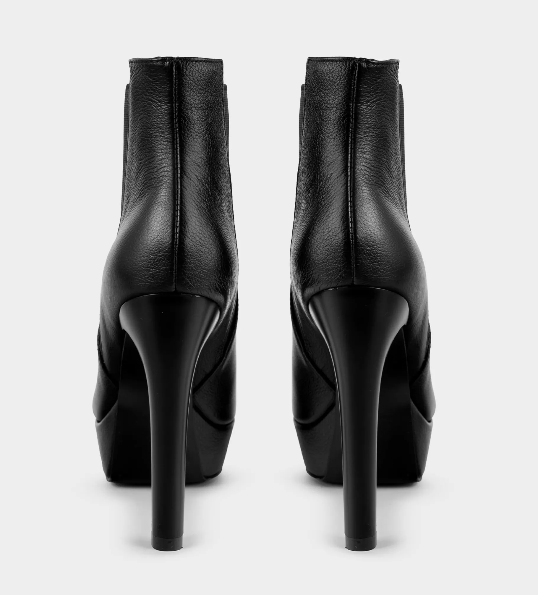 Online BOTÍN TACÓN FINO PIEL NEGRO Mujer Botas Y Botines | Piel Auténtica