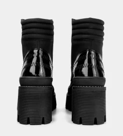Sale BOTÍN TRACK AGUJETAS NEGRO Mujer Botas Y Botines