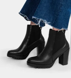 Best BOTÍN TRACK PIEL NEGRO Mujer Botas Y Botines | Piel Auténtica