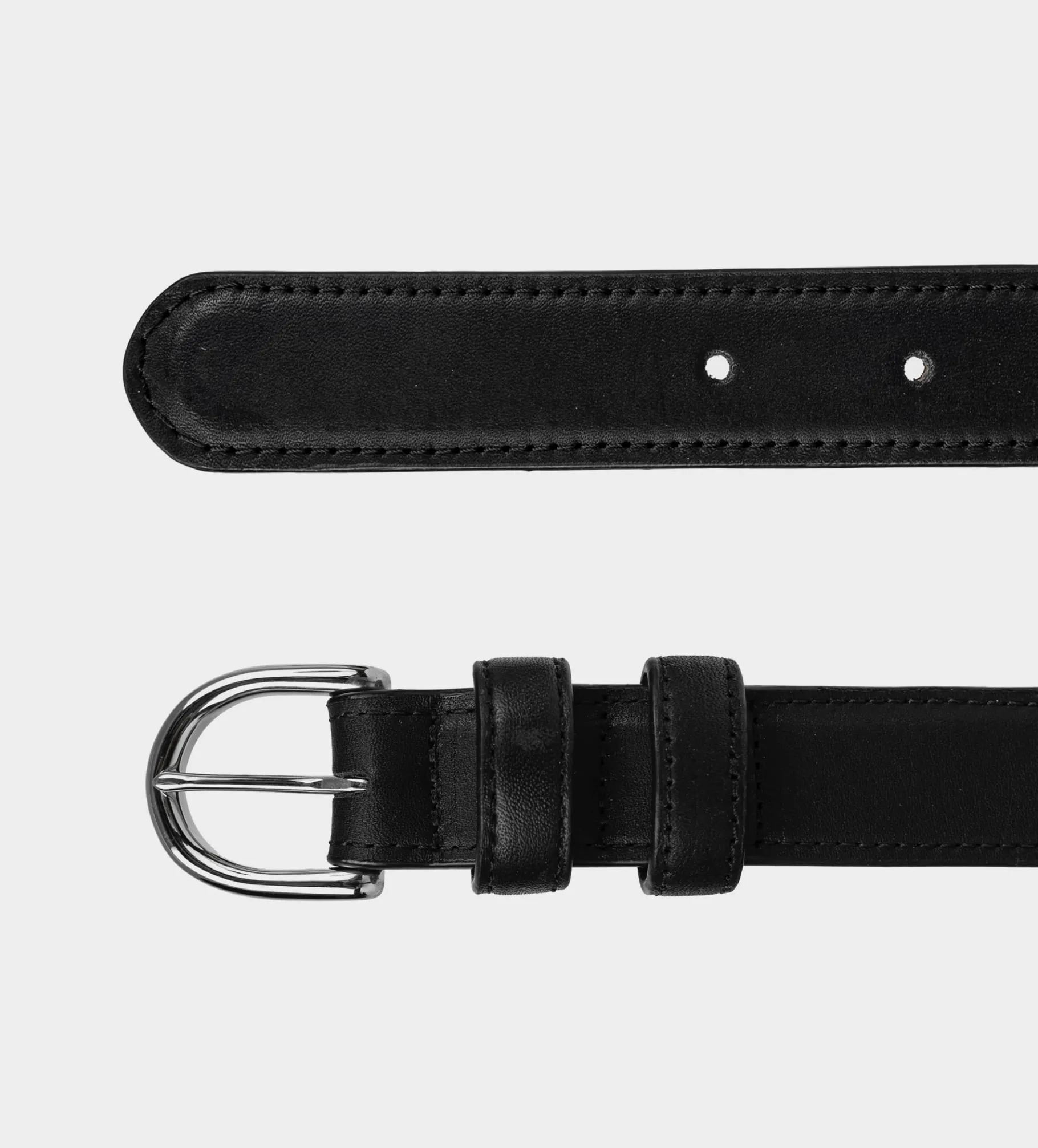 Sale CINTURÓN HERRAJE PIEL NEGRO Mujer Bolsos Y Accesorios | Cinturones