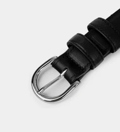 Sale CINTURÓN HERRAJE PIEL NEGRO Mujer Bolsos Y Accesorios | Cinturones