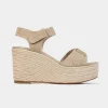 Clearance CUÑA YUTE ORO Mujer Sandalias Y Plataformas