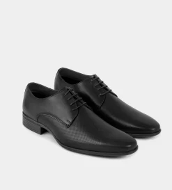 Fashion DERBY GRABADO PIEL NEGRO Hombre Vestir