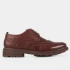 Outlet DERBY WINGTIP PIEL CAFÉ Hombre Casual