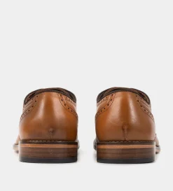Hot DERBY WINGTIP PIEL MIEL Hombre Vestir