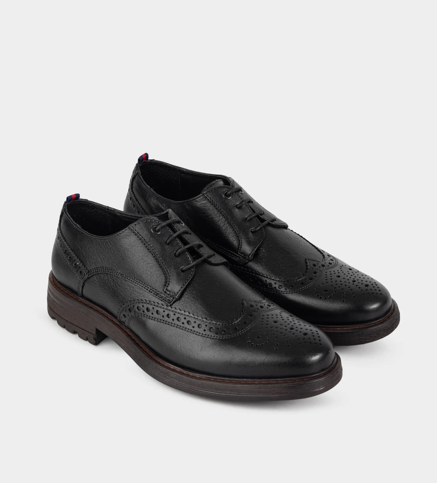 Online DERBY WINGTIP PIEL NEGRO Hombre Casual
