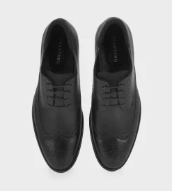 Outlet DERBY WINGTIP PIEL NEGRO Hombre Vestir