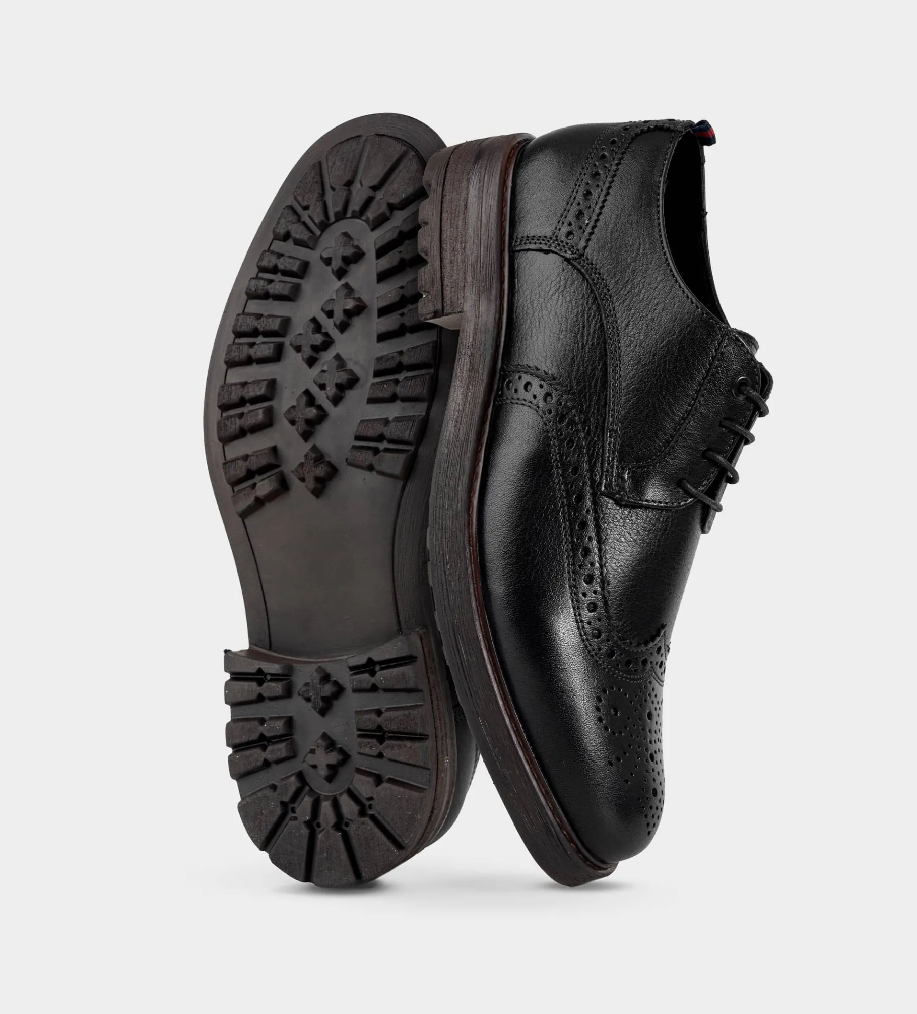 Online DERBY WINGTIP PIEL NEGRO Hombre Casual