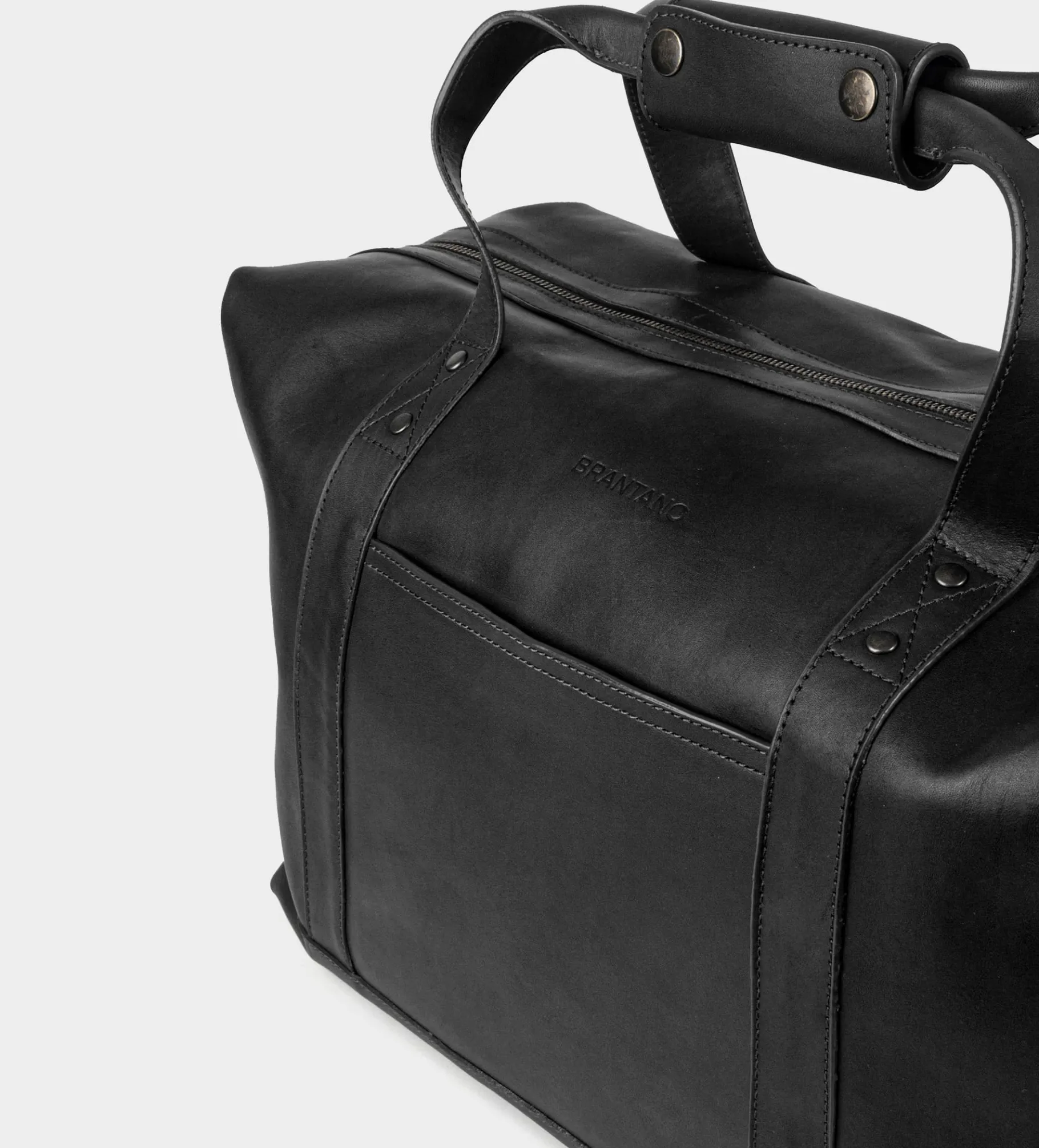 Outlet DUFFLE BAG PIEL NEGRO Hombre Backpacks / Travel Collection | Travel Collection