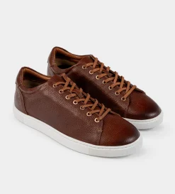 Clearance LUXURY SNEAKER PIEL CAFÉ Hombre Sneakers