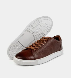 Clearance LUXURY SNEAKER PIEL CAFÉ Hombre Sneakers