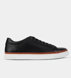 Outlet LUXURY SNEAKER PIEL NEGRO Hombre Sneakers