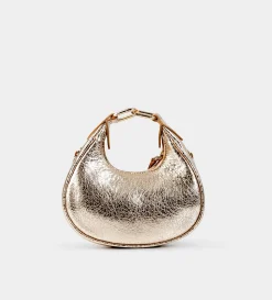 Best MINI BOLSO HOBO PIEL ORO Mujer Fiesta | Bolsos Y Accesorios