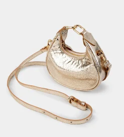Best MINI BOLSO HOBO PIEL ORO Mujer Fiesta | Bolsos Y Accesorios