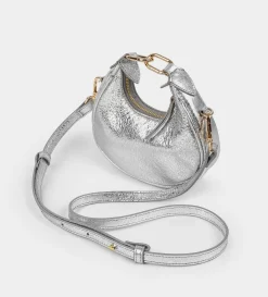 New MINI BOLSO HOBO PIEL PLATA Mujer Fiesta | Bolsos Y Accesorios