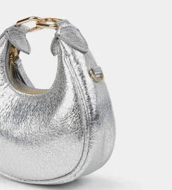 New MINI BOLSO HOBO PIEL PLATA Mujer Fiesta | Bolsos Y Accesorios