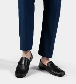 Clearance MOCASÍN CASUAL ANTIFAZ PIEL NEGRO Hombre Mocasines