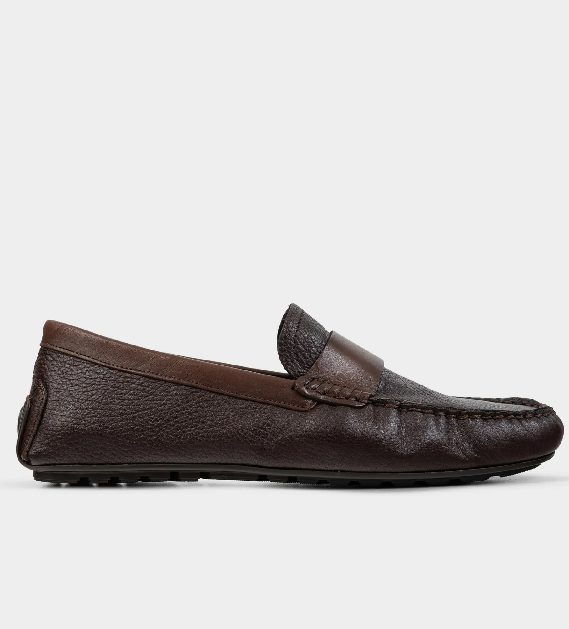 Clearance MOCASÍN CASUAL ANTIFAZ PIEL CAFÉ Hombre Mocasines