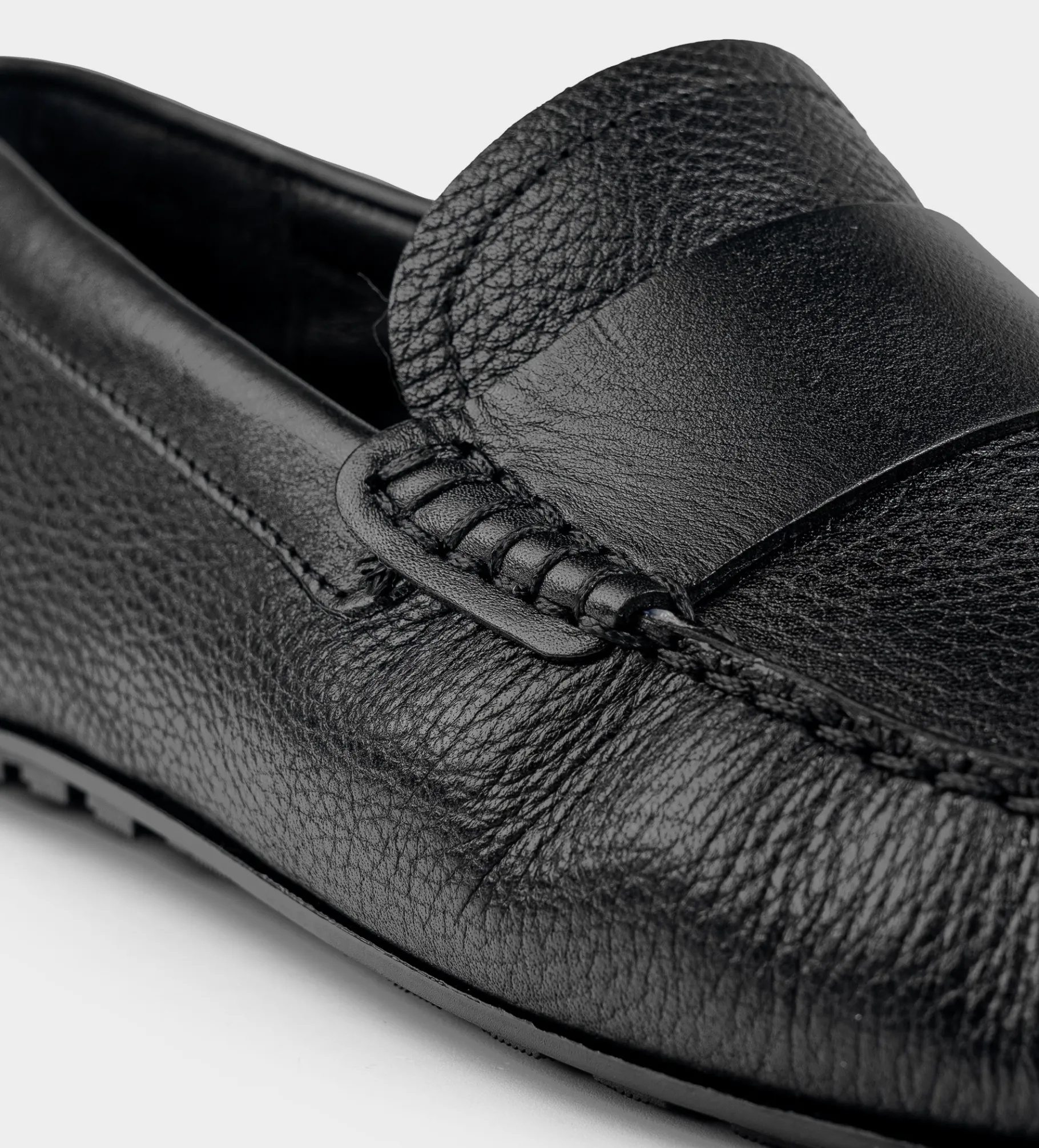 Clearance MOCASÍN CASUAL ANTIFAZ PIEL NEGRO Hombre Mocasines