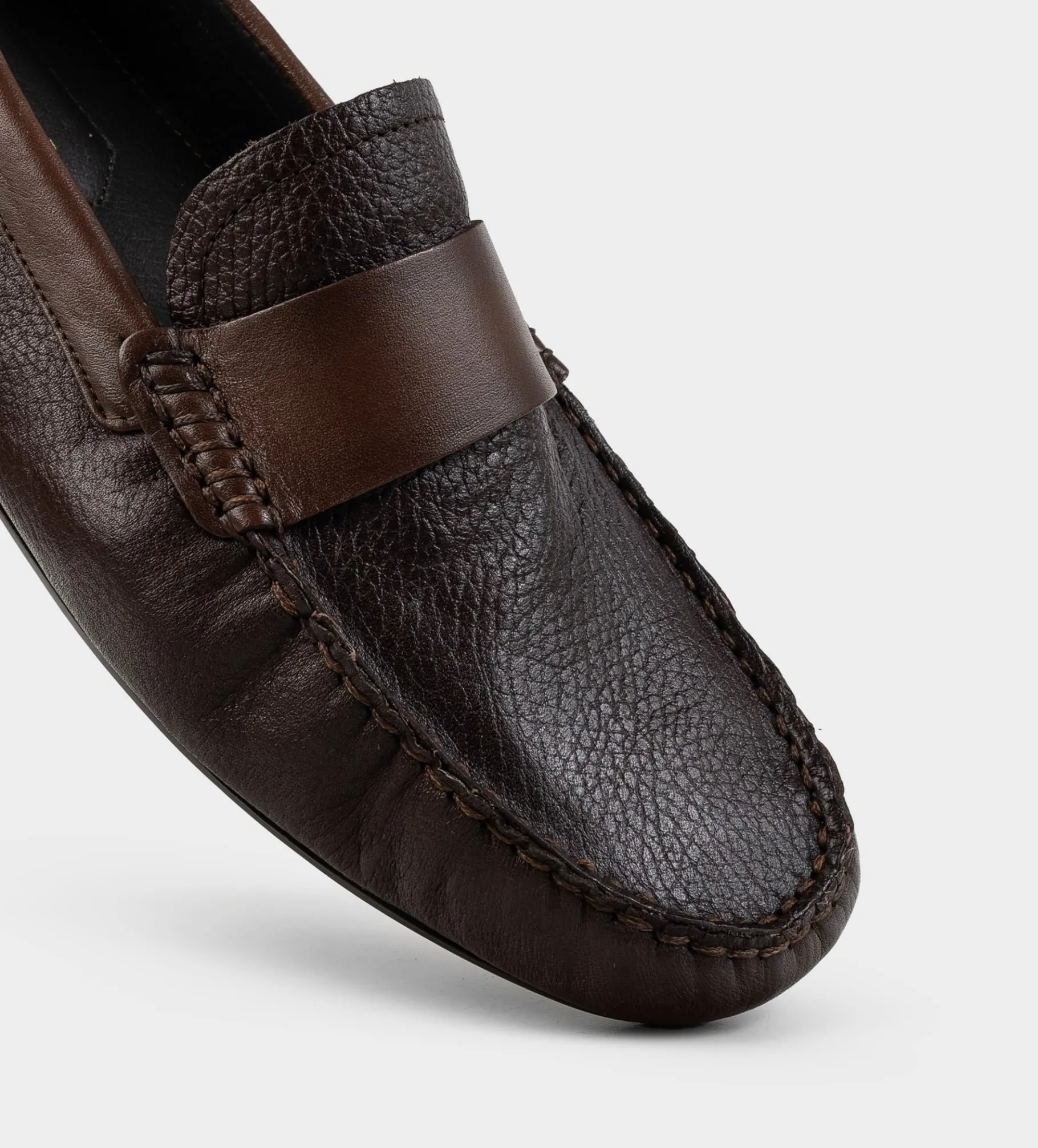 Clearance MOCASÍN CASUAL ANTIFAZ PIEL CAFÉ Hombre Mocasines