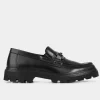 New MOCASÍN TRACK HERRAJE PIEL NEGRO Hombre Mocasines