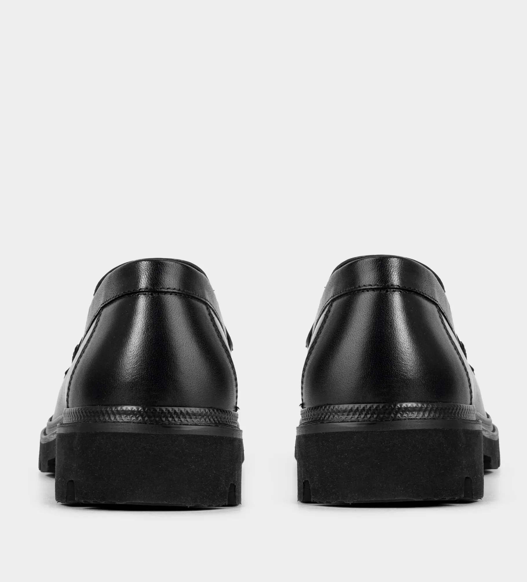 New MOCASÍN TRACK HERRAJE PIEL NEGRO Hombre Mocasines