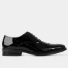 New OXFORD PUNTERA CHAROL NEGRO Hombre Vestir