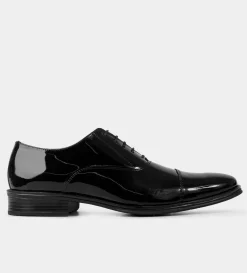 New OXFORD PUNTERA CHAROL NEGRO Hombre Vestir
