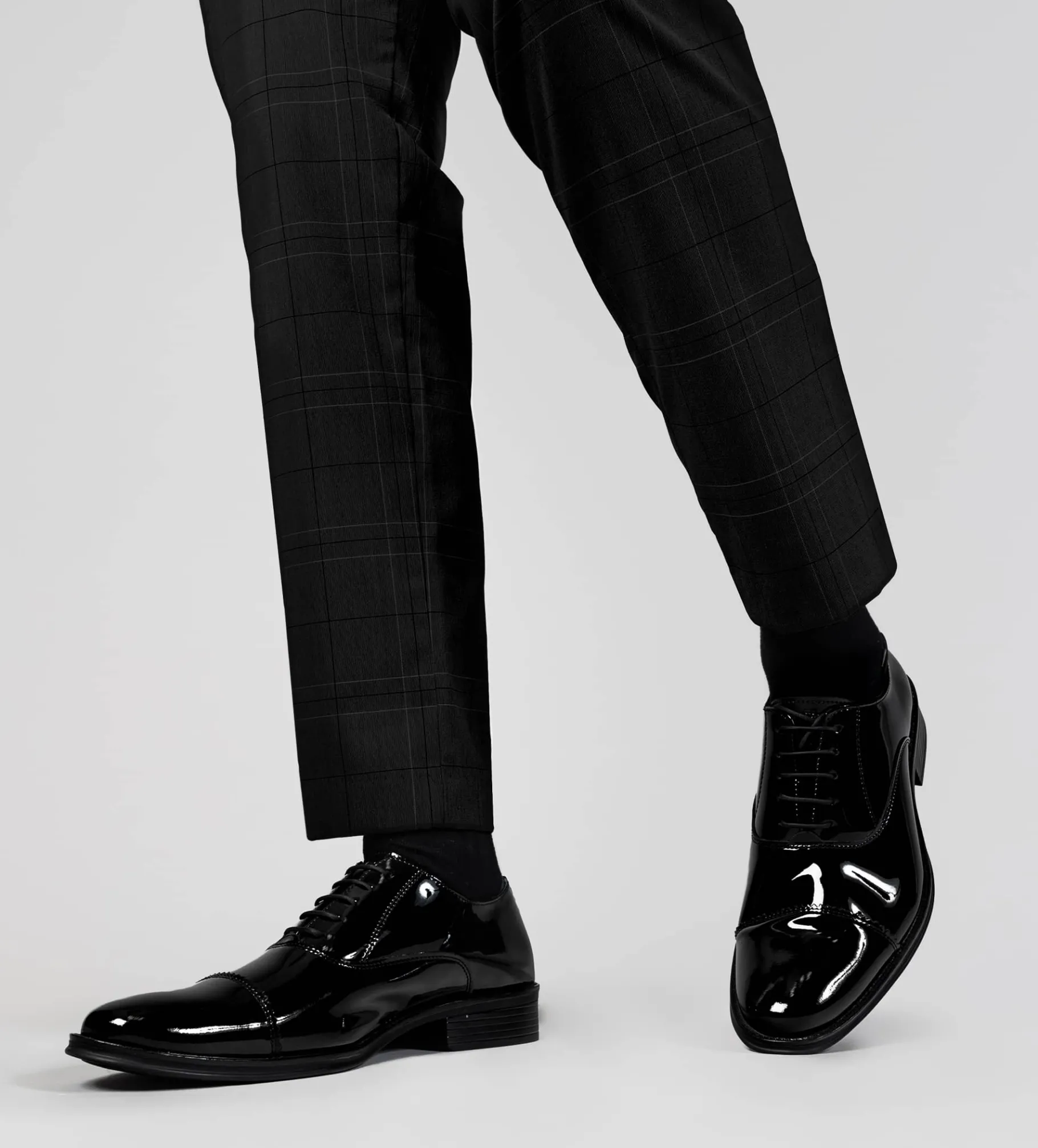 New OXFORD PUNTERA CHAROL NEGRO Hombre Vestir